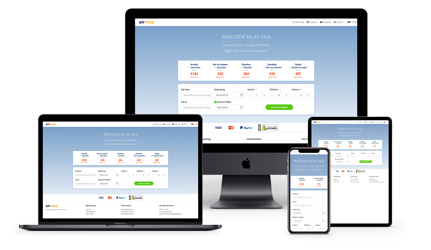 ESU design screens across devices